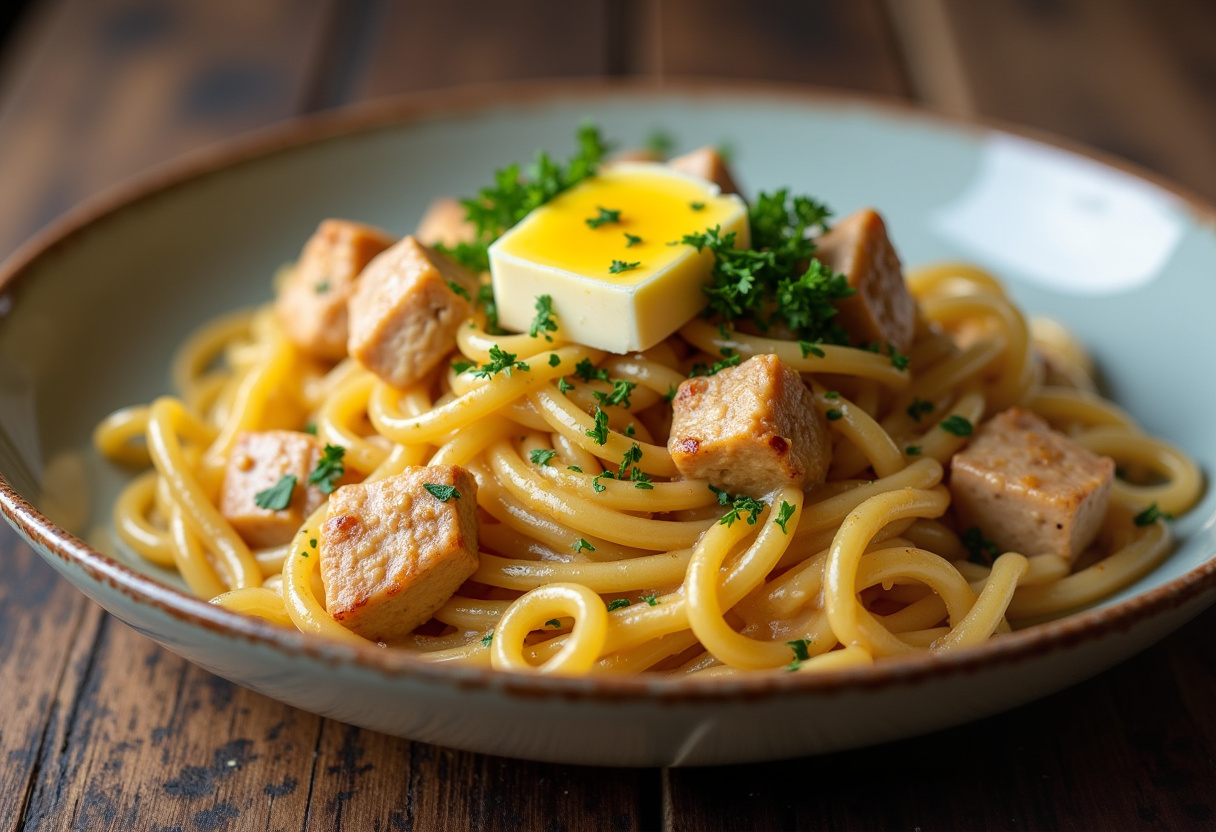 Cowboy Butter Chicken Linguine