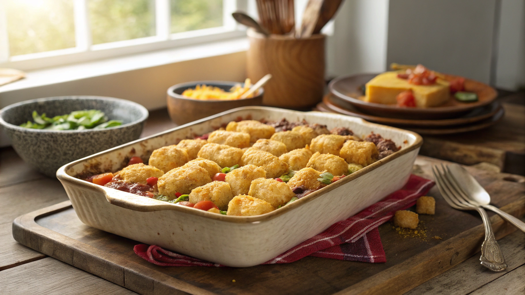 Cowboy Tater Tot Casserole