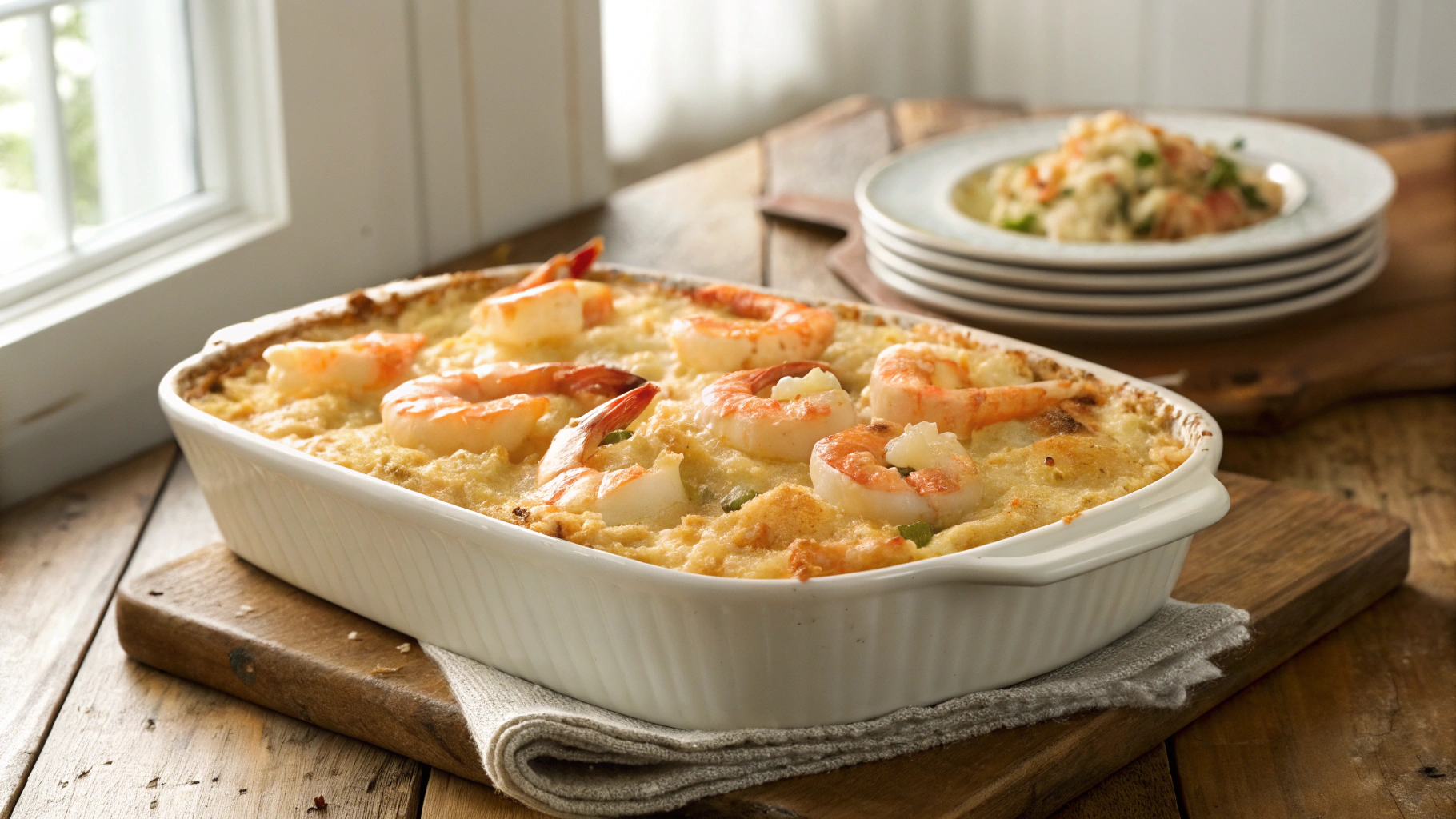 Crab and Shrimp Casserole