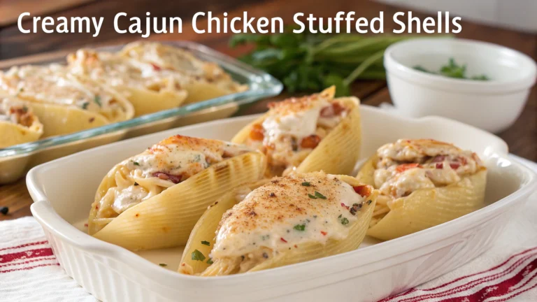 Creamy Cajun Chicken Stuffed Shells