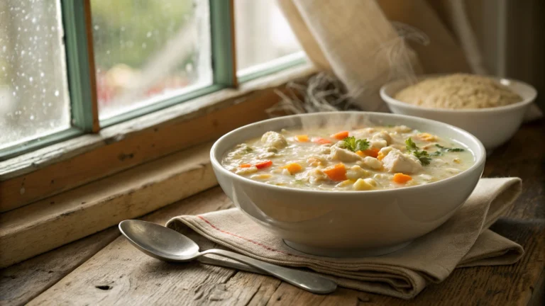 Creamy Chicken and Rice Soup