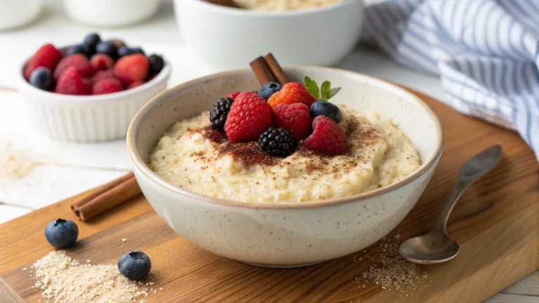 Creamy Vanilla Millet Porridge