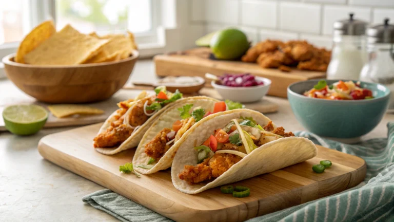 Crunchy AsianStyle Chicken Tacos