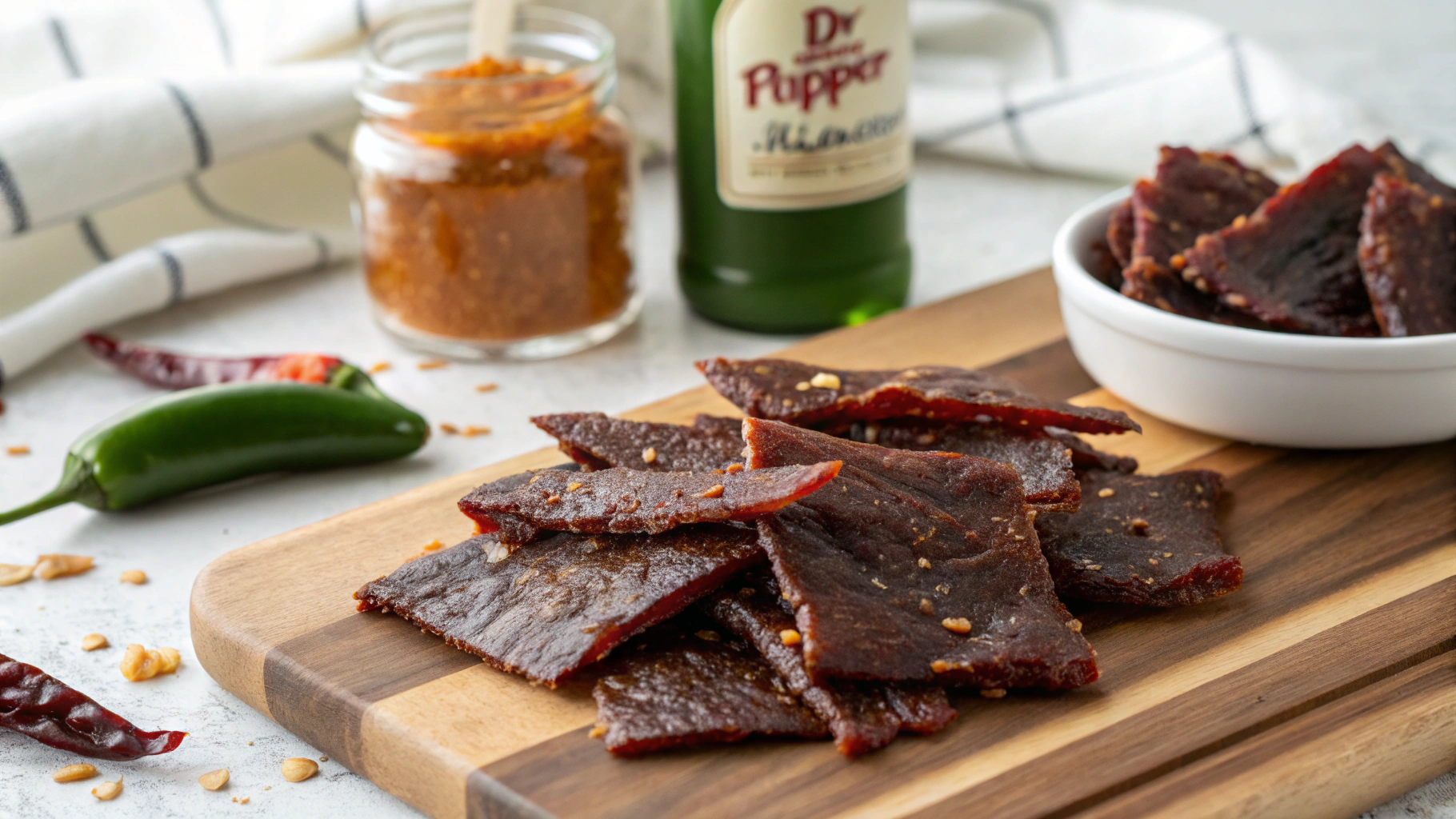Dr Pepper Jalapeno Beef Jerky