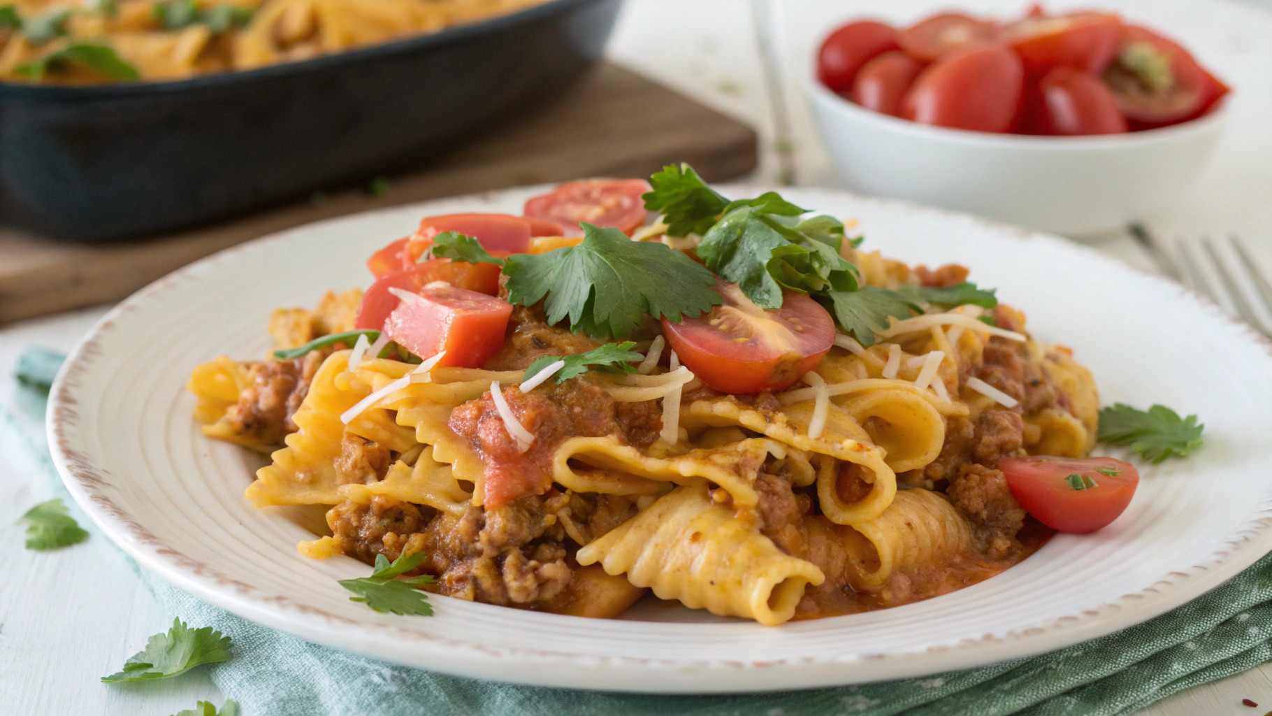 Easy Enchilada Pasta