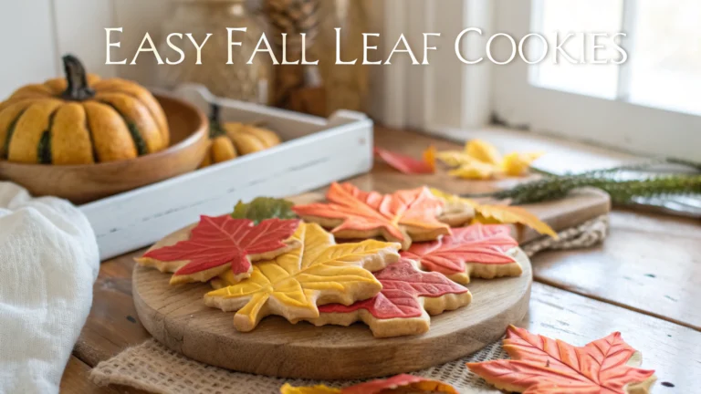 Easy Fall Leaf Cookies