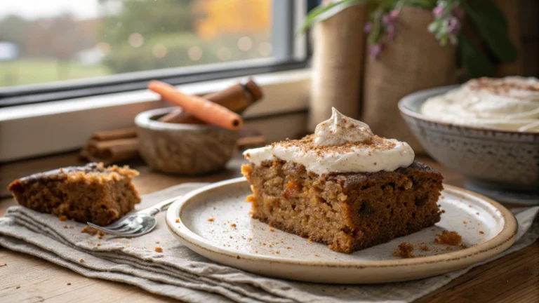 Easy Flourless Oatmeal Carrot Cake