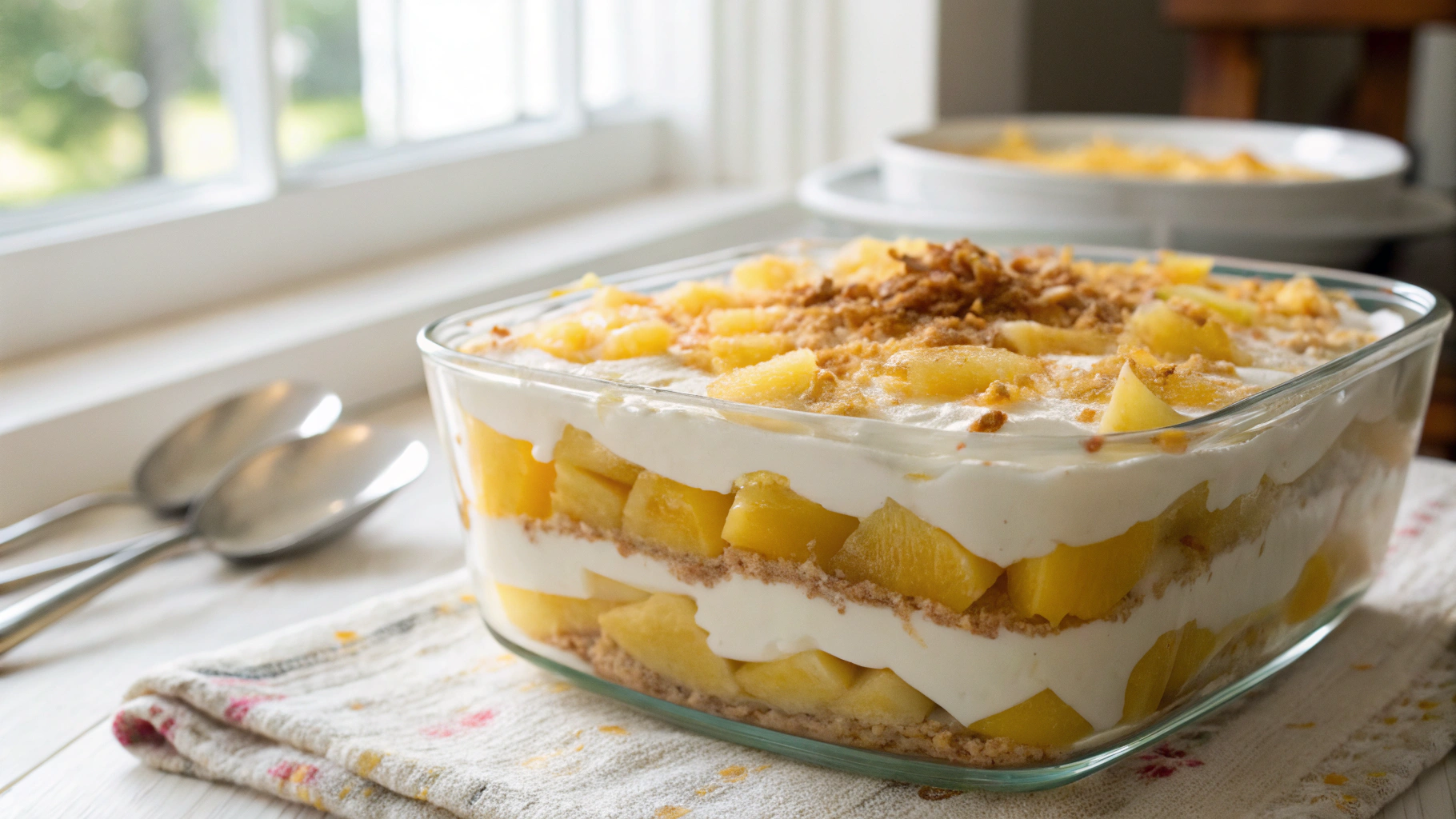 Easy NoBake Pineapple Dessert