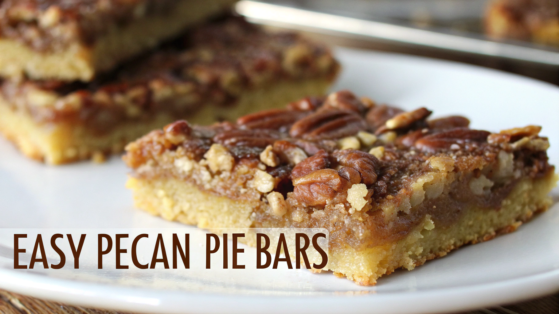 Easy Pecan Pie Bars
