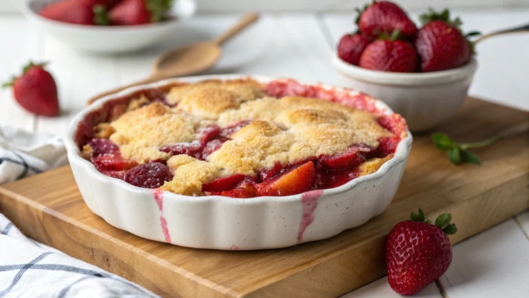 Easy Strawberry Cobbler