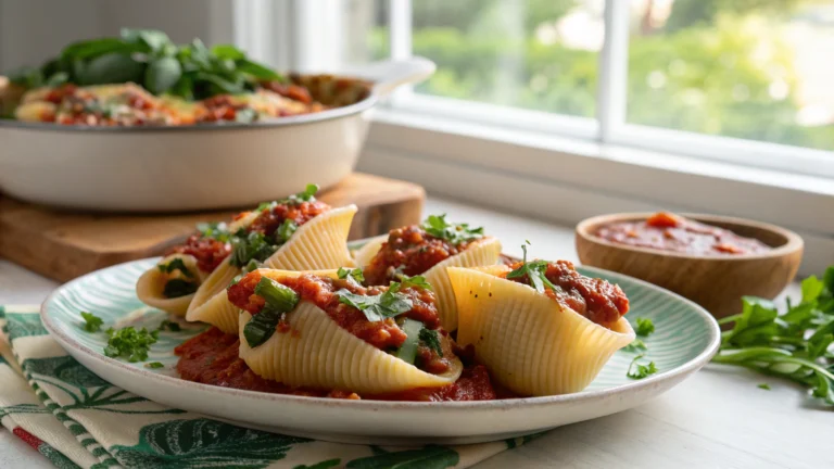 Easy Vegan Stuffed Shells