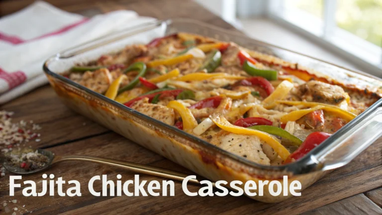 Fajita Chicken Casserole