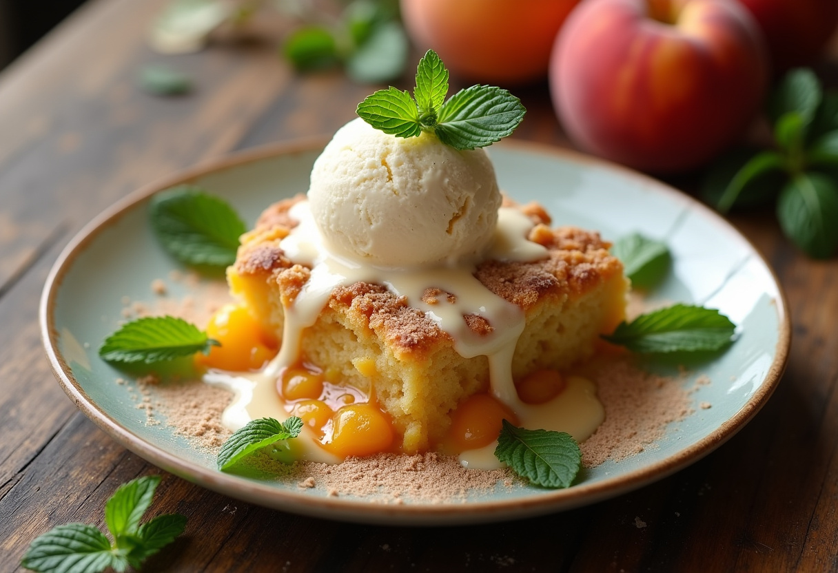Fresh Peach Cobbler