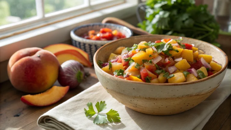 Fresh Peach Salsa
