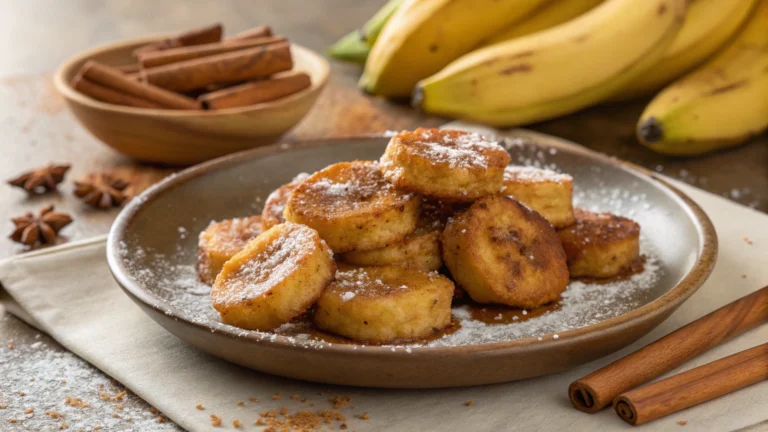 Fried Cinnamon Bananas