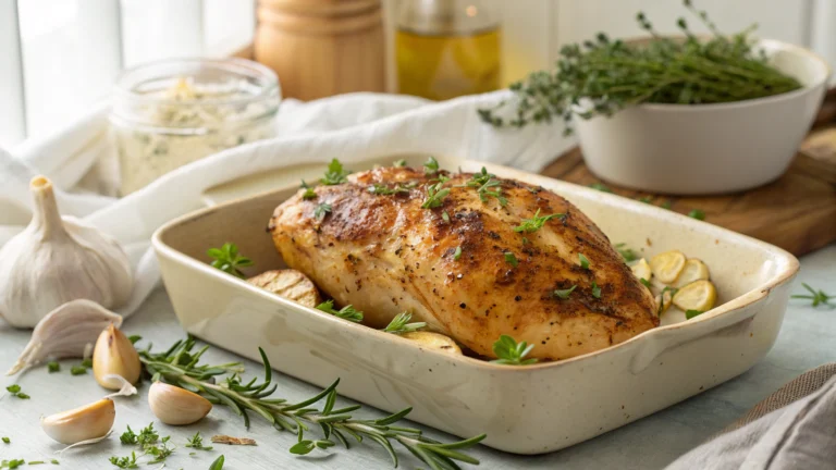 Garlic Butter Baked Chicken Breast