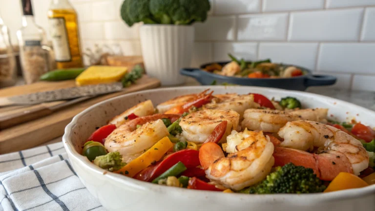 Garlic Parmesan Shrimp and 038 Veggies