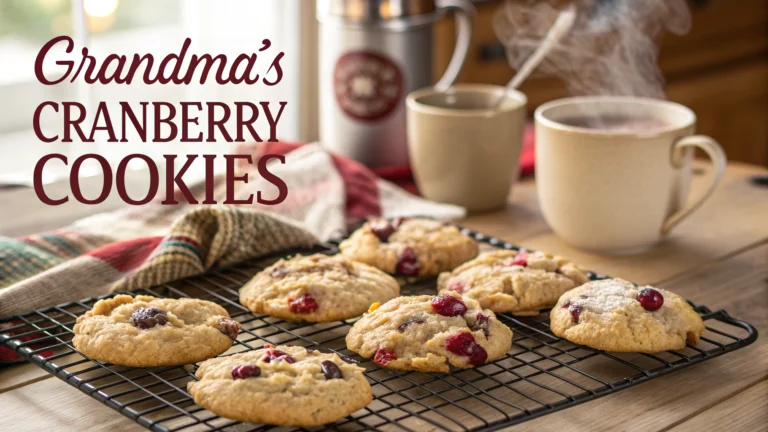 Grandma and 8217s Cranberry Cookies
