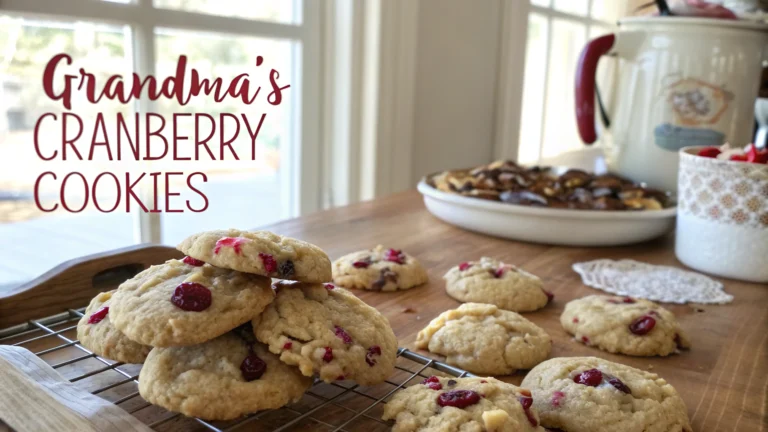 Grandma and 8217s Cranberry Cookies