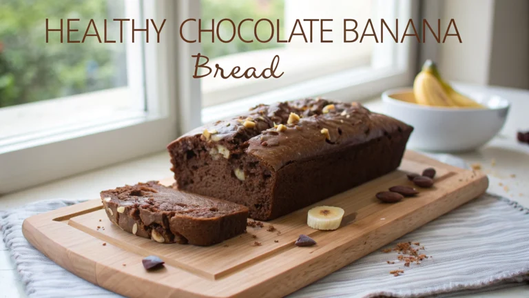 Healthy Chocolate Banana Bread