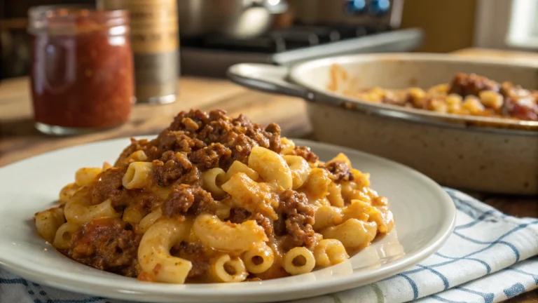 Hearty Sloppy Joe Mac and Cheese