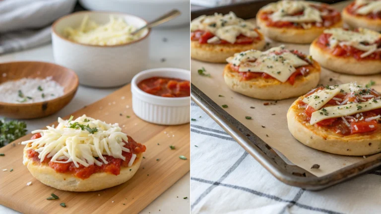 Homemade Mini Pizza Bagel Bites