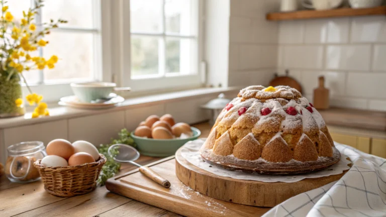 Italian Pigna di Pasqua Easter Cake