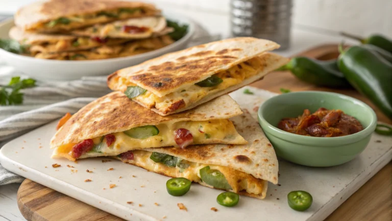 Jalapeno Popper Quesadillas