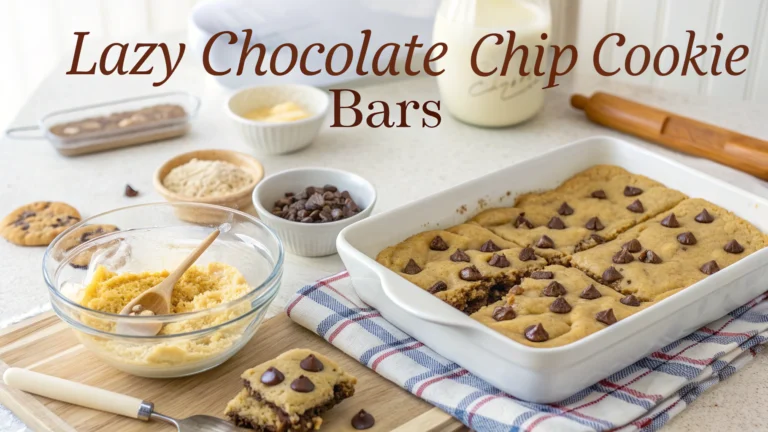 Lazy Chocolate Chip Cookie Bars