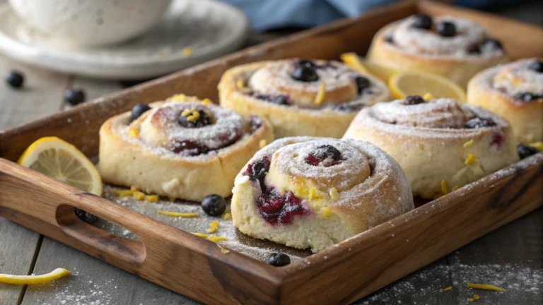 Lemon Blueberry Sweet Rolls