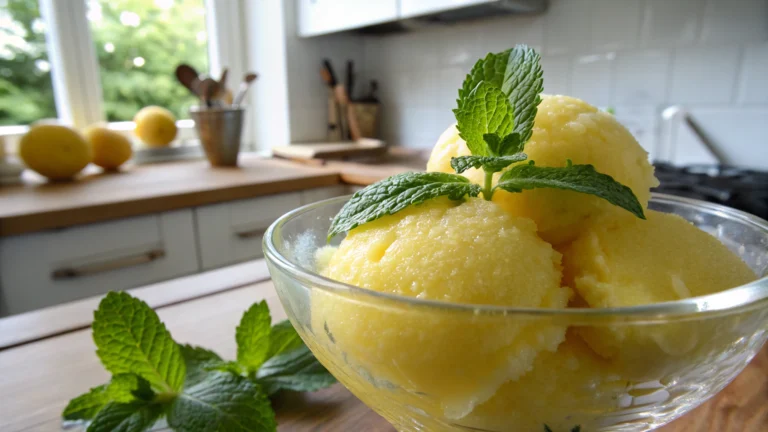 Lemon Sorbet