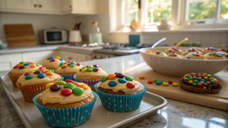 M and M Cupcakes Recipe