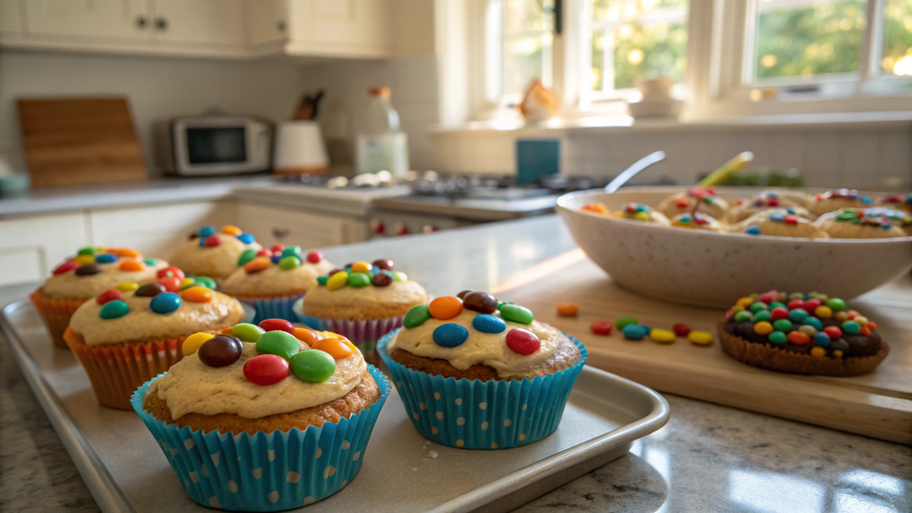 M and M Cupcakes Recipe