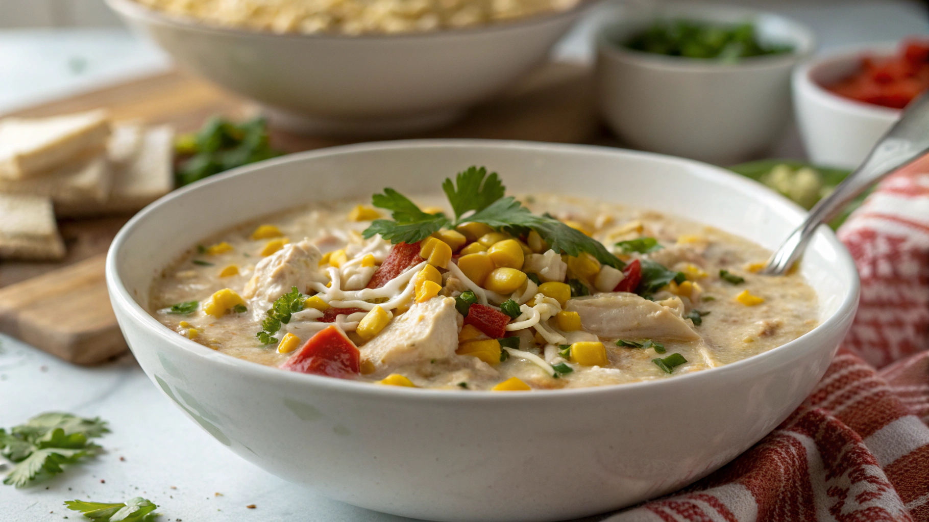 Mexican Street Corn White Chicken Chili