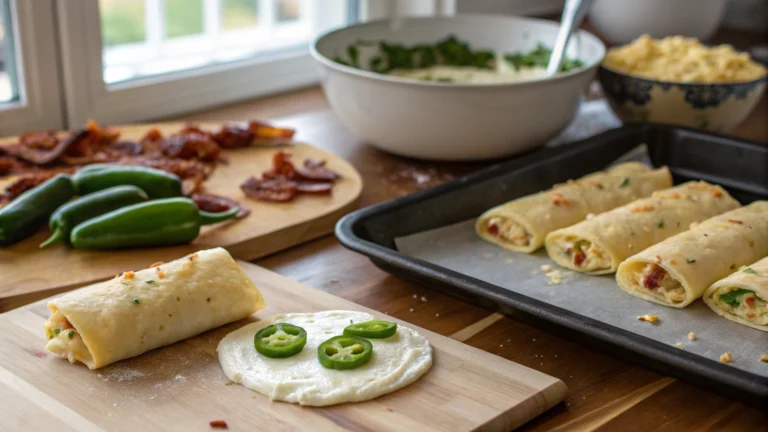 Mini Jalapeno Popper Egg Rolls