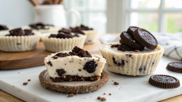 NoBake Cookies and Cream Cheesecake Bites