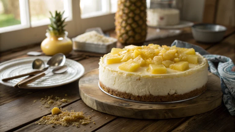 NoBake Pineapple Heaven Cheesecake Dessert