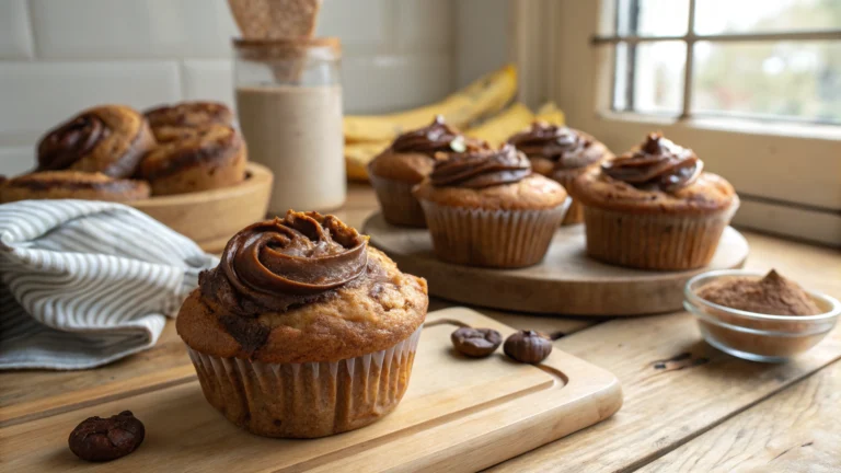 Nutella Banana Muffins