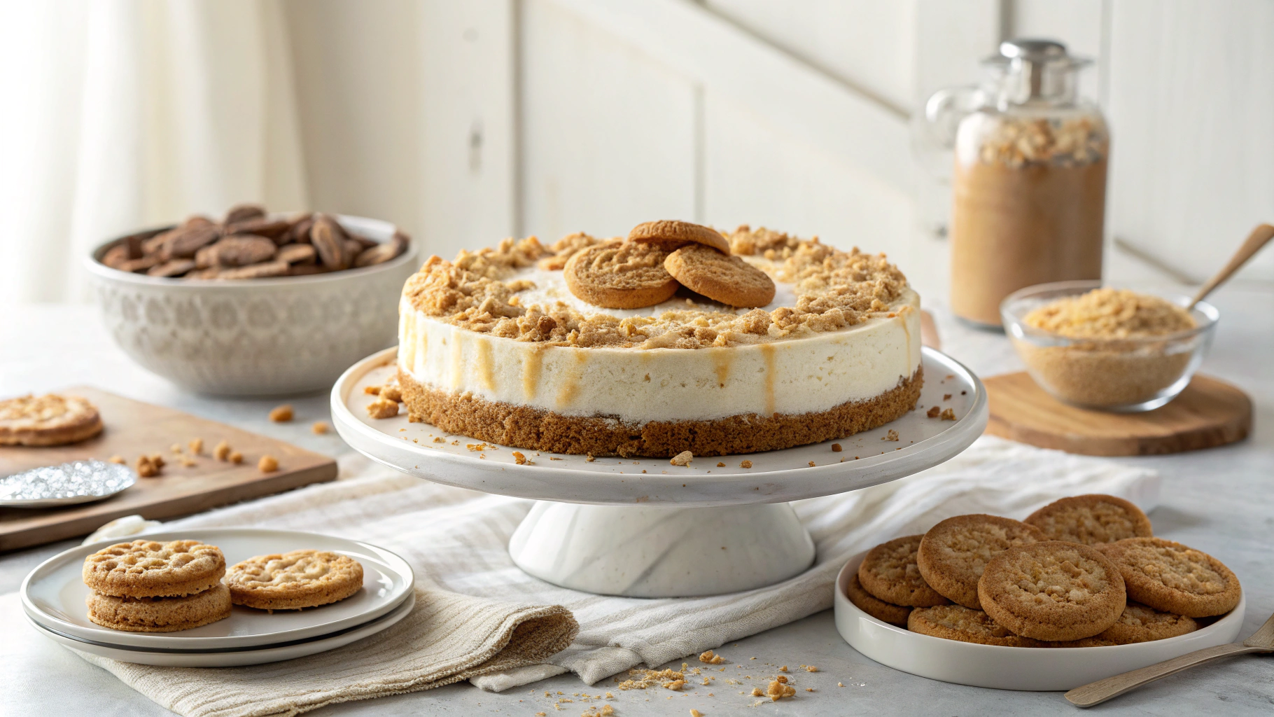 Oatmeal Cream Pie Cheesecake