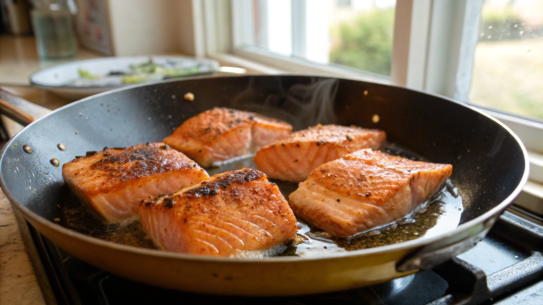 PanSeared Salmon Bites