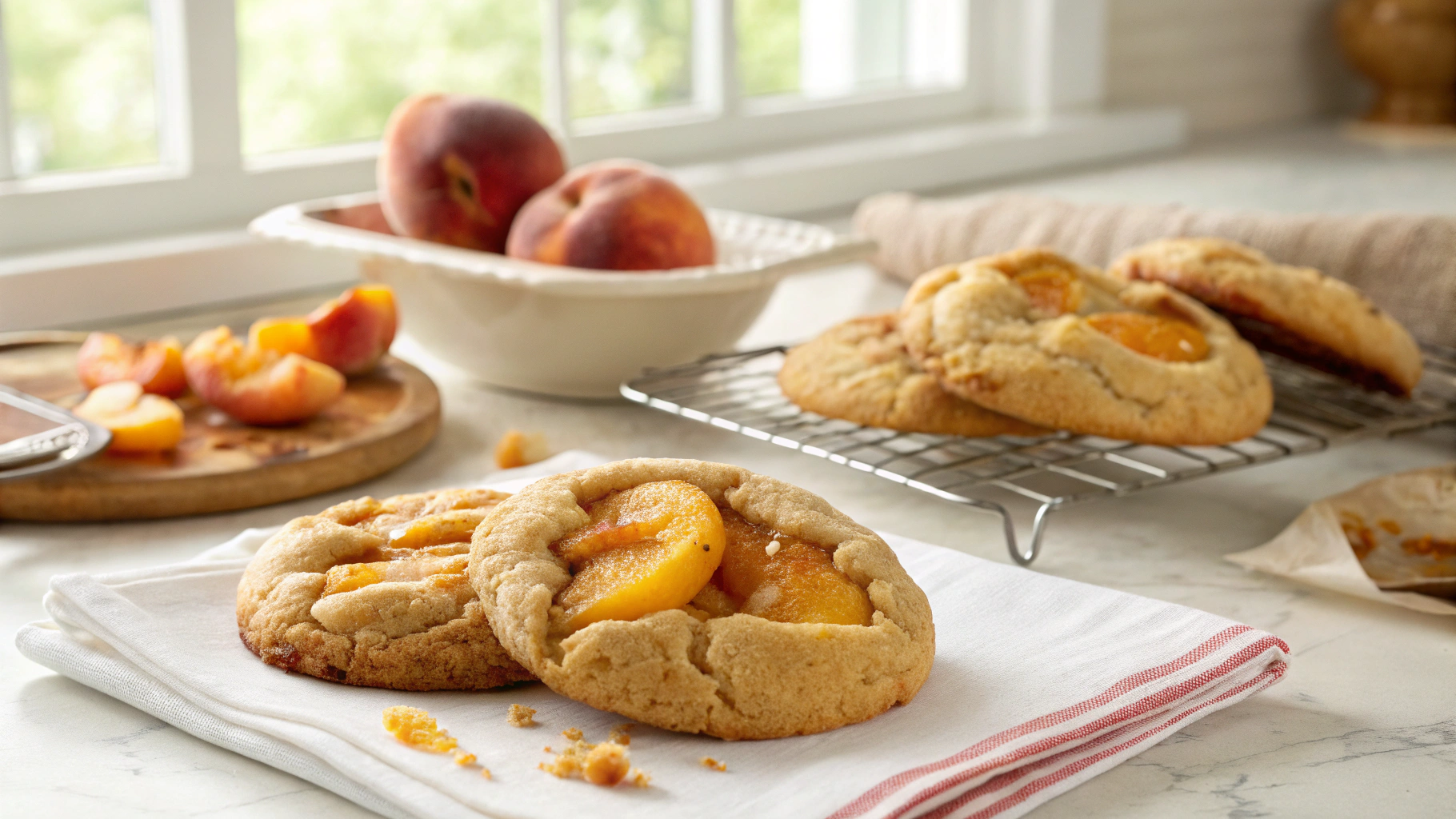 Peach Cobbler Cookies