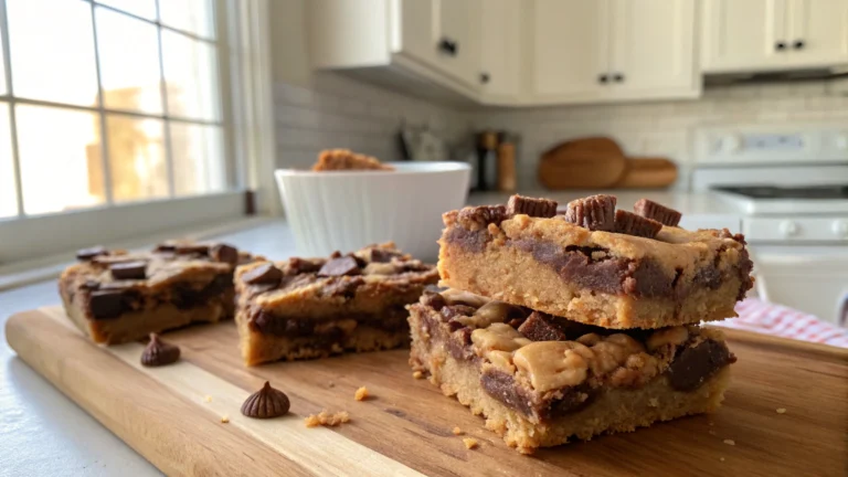 Peanut Butter Cup Gooey Bars
