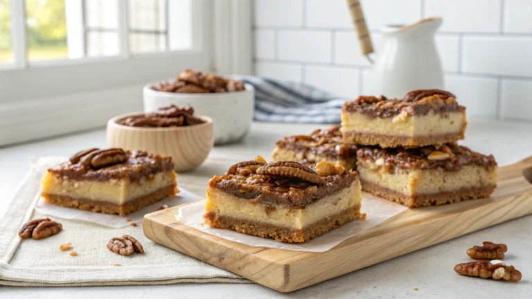 Pecan Pie Cheesecake Bars