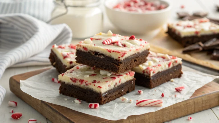 Peppermint Bark Brownies