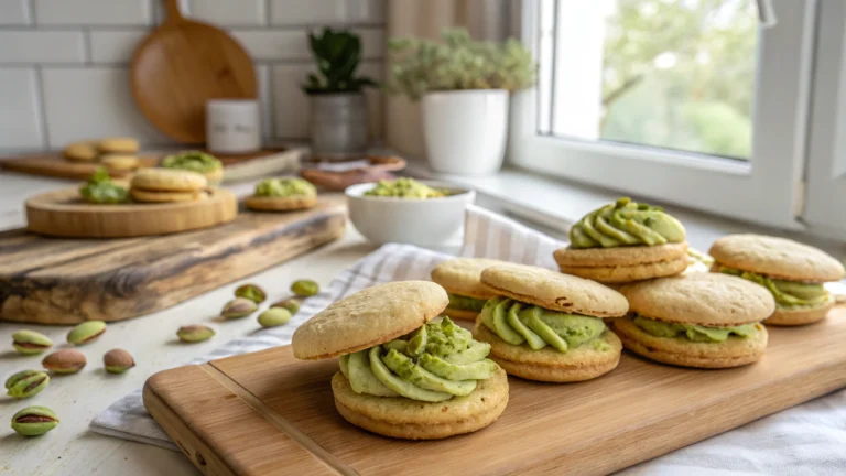 Pistachio Cream Cookies