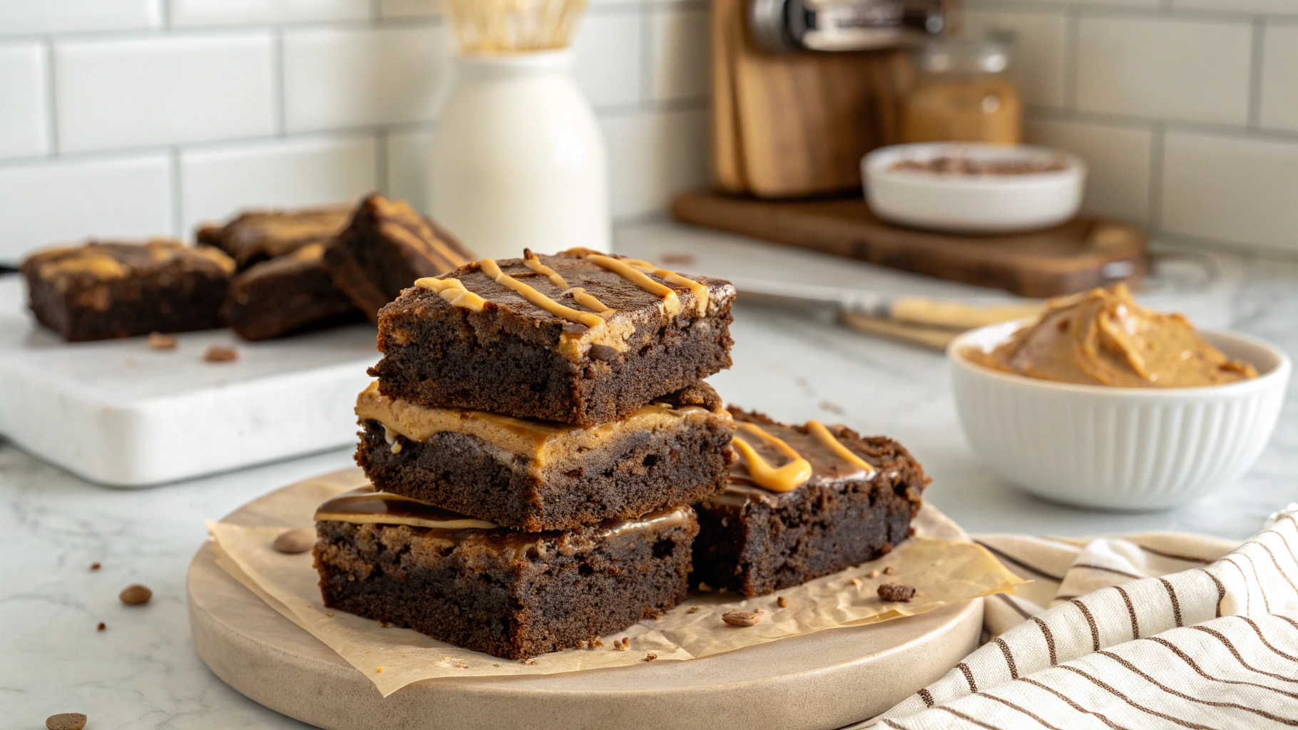 ProteinPacked Peanut Butter Brownies