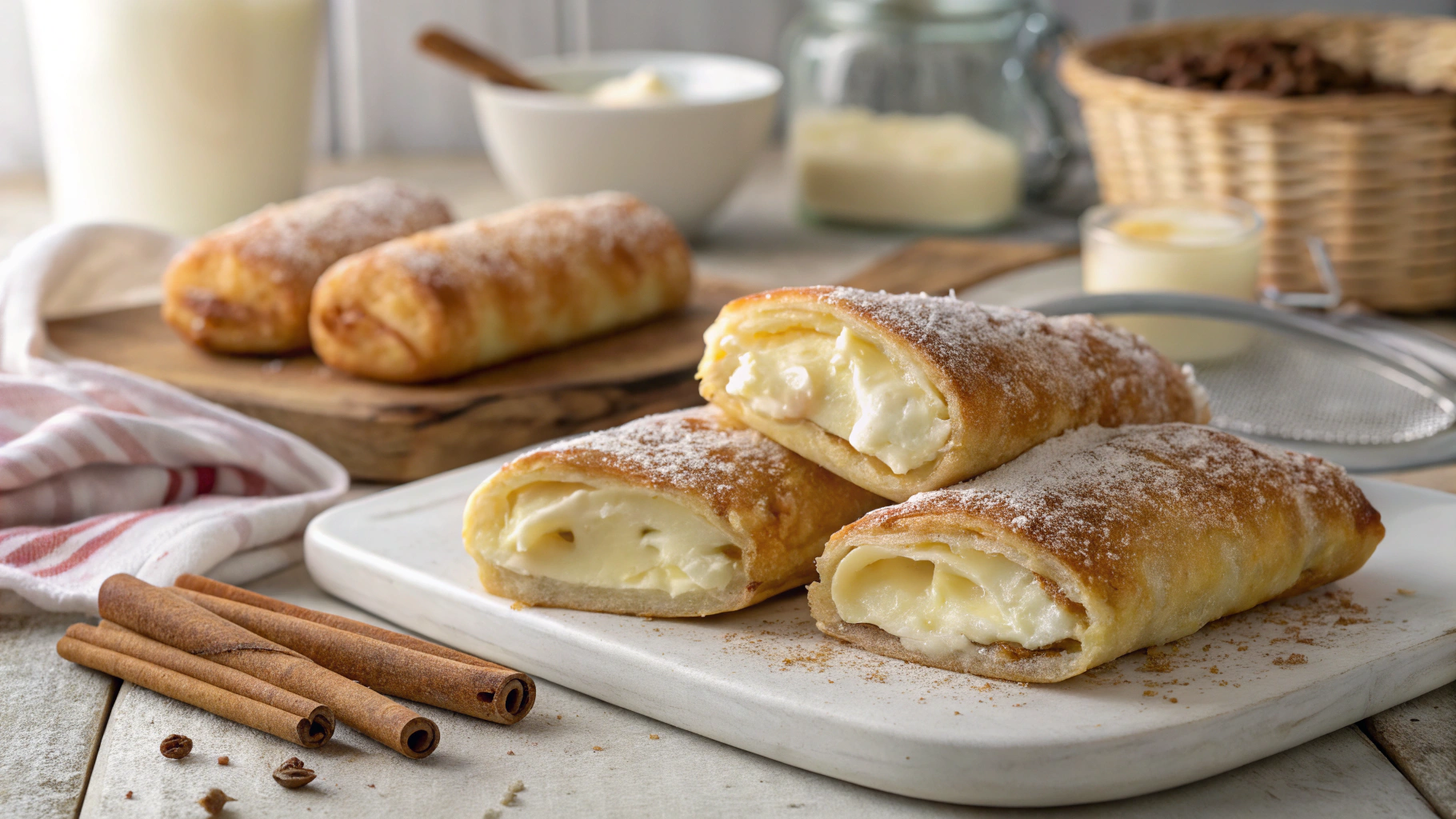 Puerto Rican Quesitos Cream Cheese Pastries