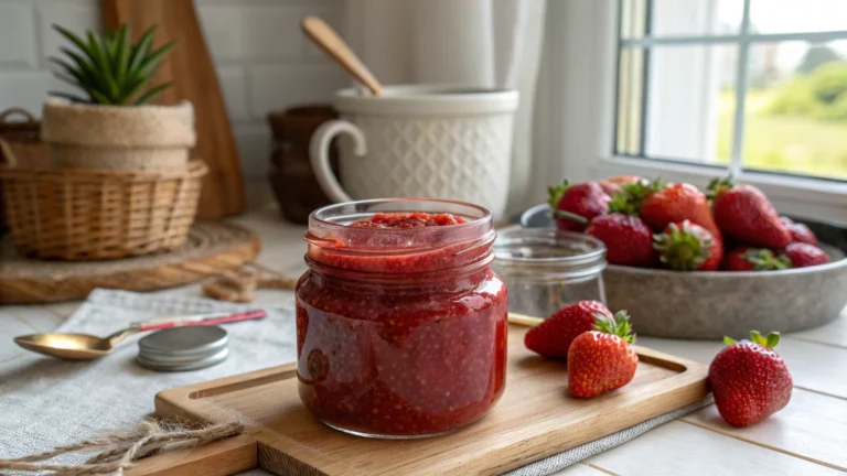 Quick Homemade Strawberry Jam