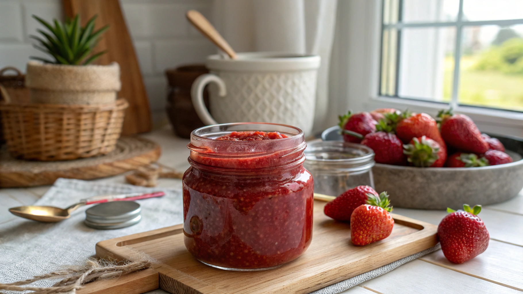 Quick Homemade Strawberry Jam