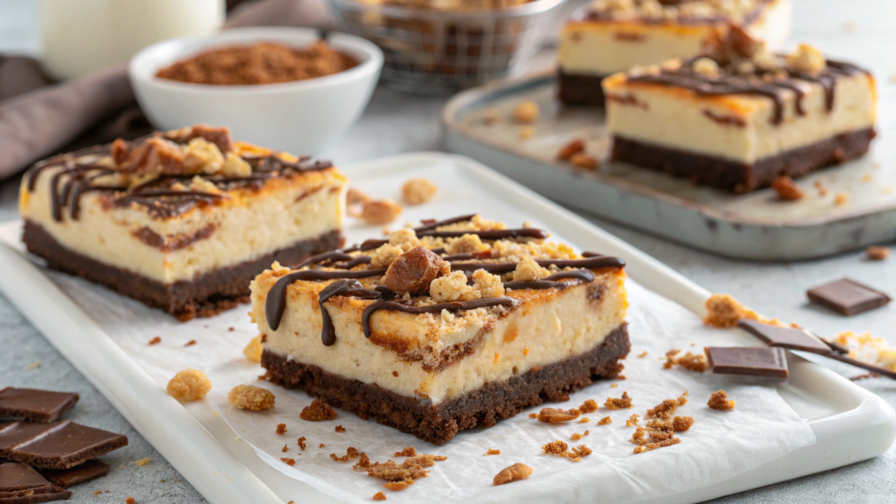 Reese and 8217s Butterfinger Cheesecake Bars
